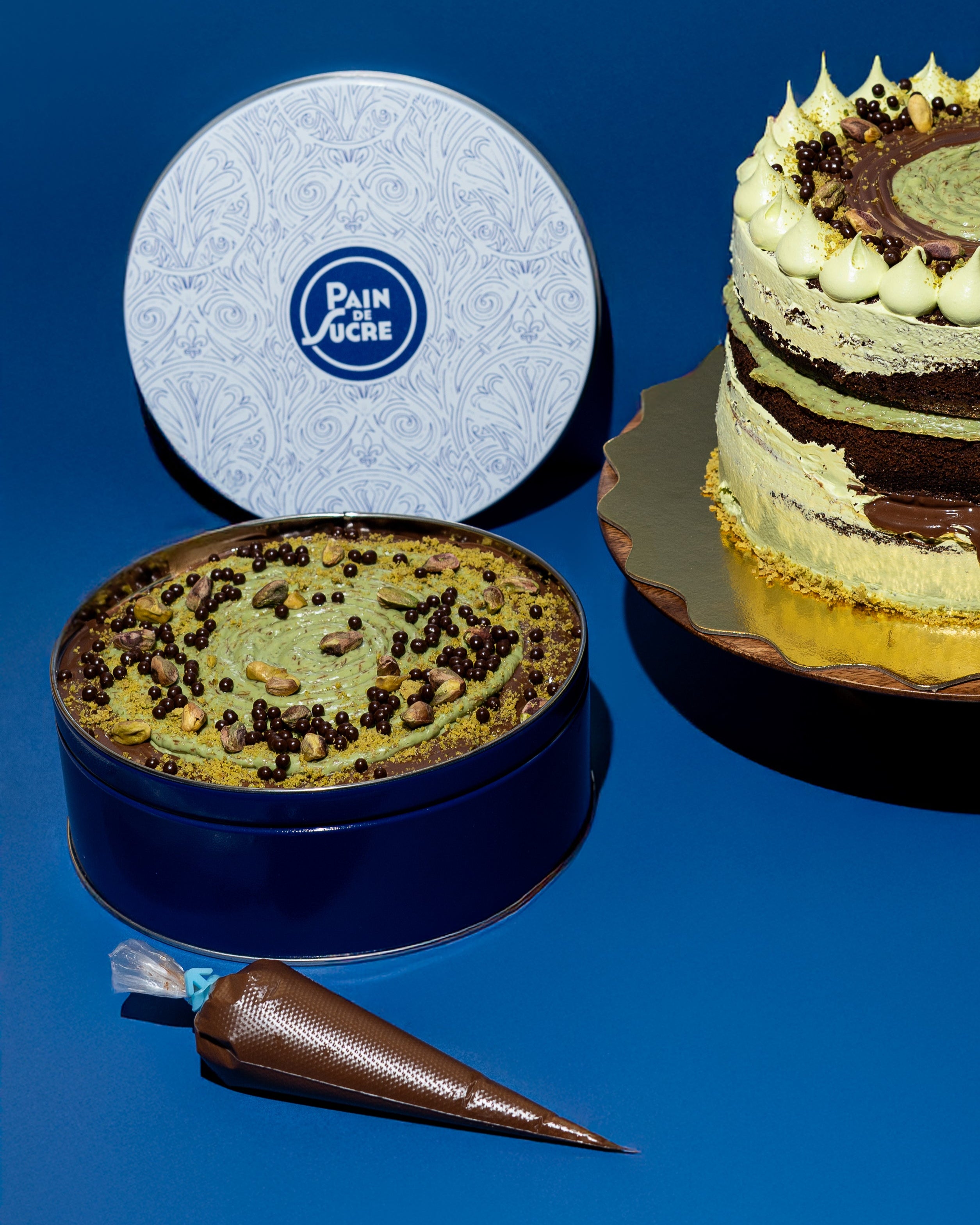 Dubai Nutella Tin Cake