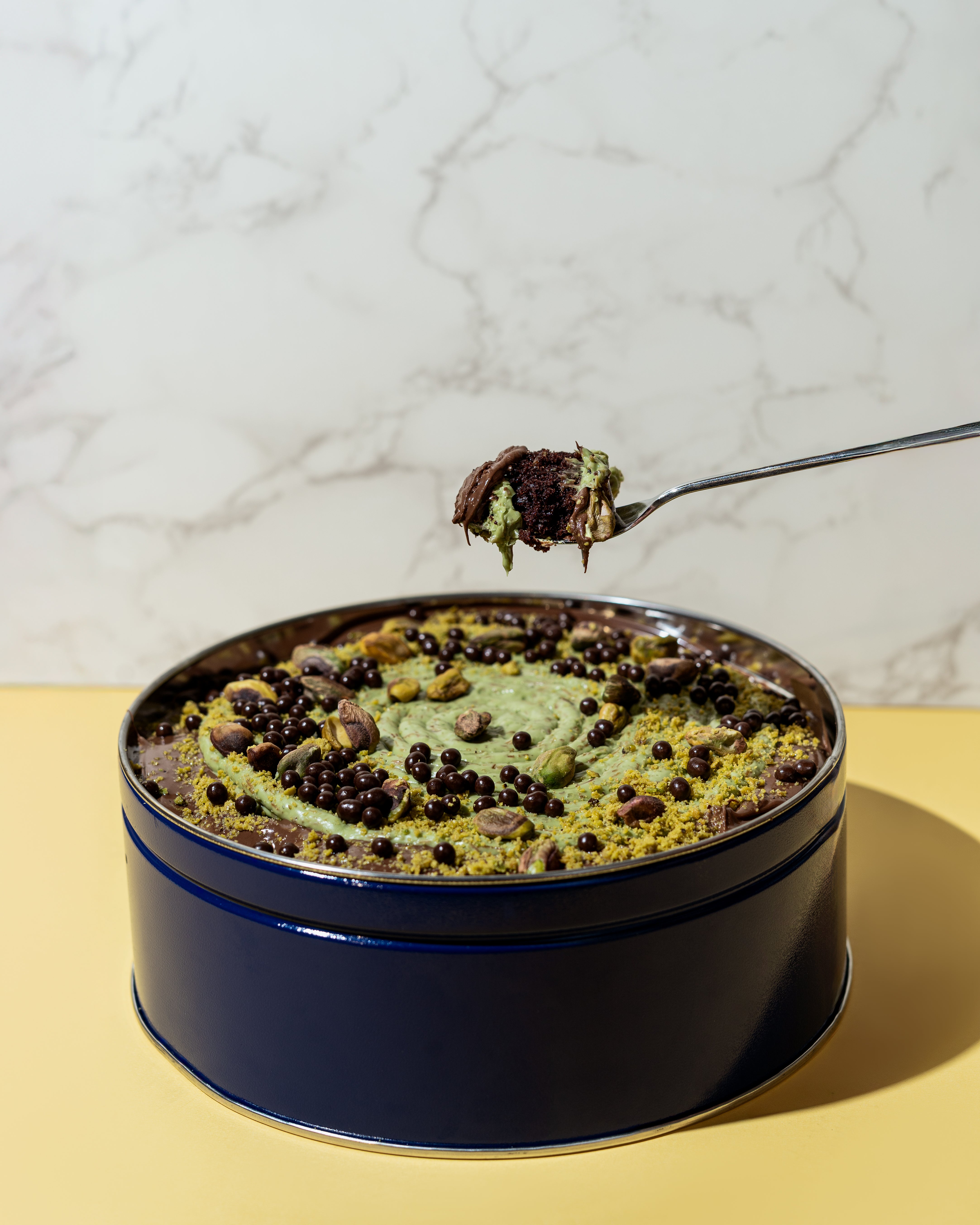 Dubai Nutella Tin Cake